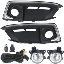 Lablt Fog Lights Lamps Wcover For 2019-2020 Honda Civic Sedan Rightleft Side