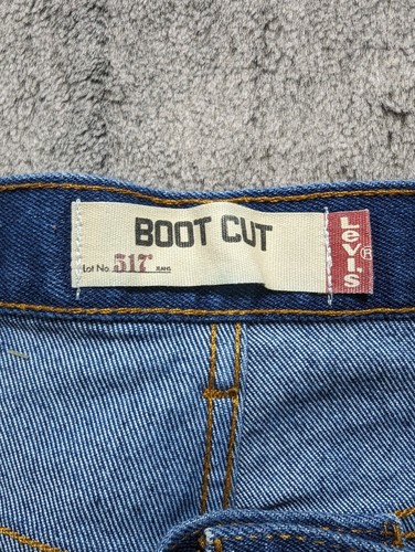 Levi's 517 Bootcut Jeans Men's Size 38x30 Dark Wash - Picture 4 of 15