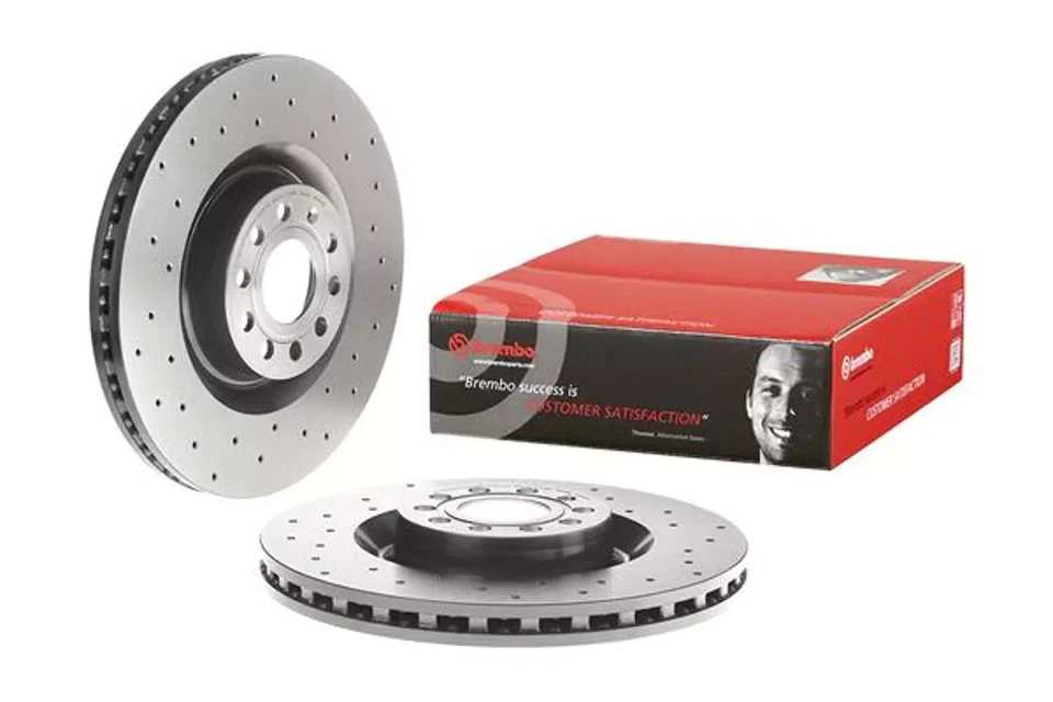 Disque de frein (à l'unité) BREMBO 09.C892.1X AUDI A3 2.0 TDI 16V - Photo 2/2