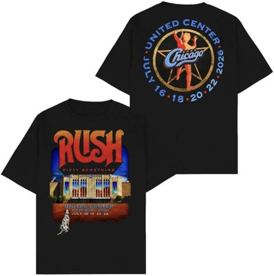 Rush Fifty Something Tour Chicago 2026 T-Shirt S-5XL