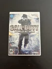 Call of Duty: World at War Nintendo Wii 2008 Complete