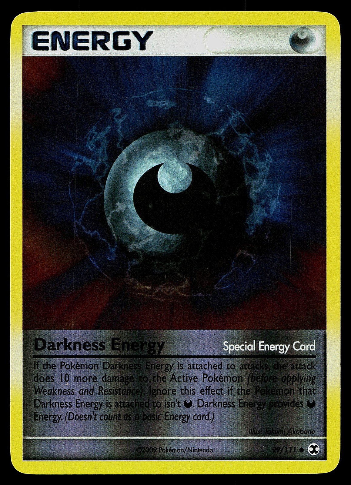 Pokemon Card - Darkness Energy Rising Rivals 99/111 Uncommon Reverse Holo