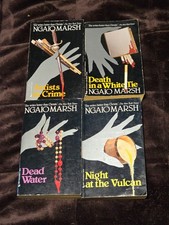 Lot of 4 RODERICK ALLEYN -Ngaio Marsh Mystery PB Books-Dead Water/Death in a Whi
