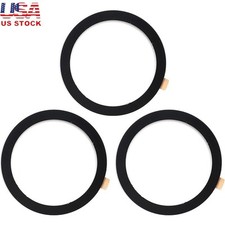 Universal Metal Ring Sticker Magnetic Charger Adapter iPhone Android Phones 3Pcs