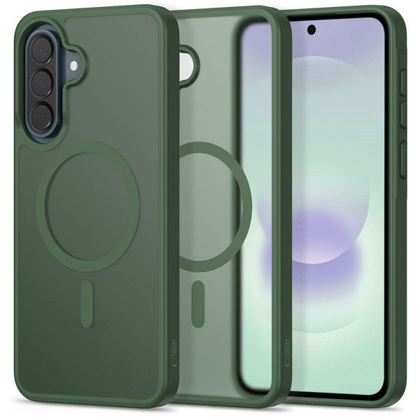 Etui Tech-Protect Magmat Magsafe Do Samsung Galaxy A36 / A56 / A37 5G Matte Gree-image