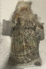 Jim Shore Heartwood Creek “When The Ice Calls” White Woodland Santa Ice Skates