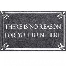 Welcome Door Mat Indoor Outdoor Mats for Front Door Mats Funny 18" x 28" Grey