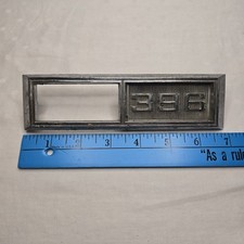 1968 Chevy 396 Fender Emblem Oem Chevelle Camaro Impala Nova Gm 3937594 1968 Chevy 396 Fender Emblem Oem Chevelle Camaro Impala Nova Gm 3937594