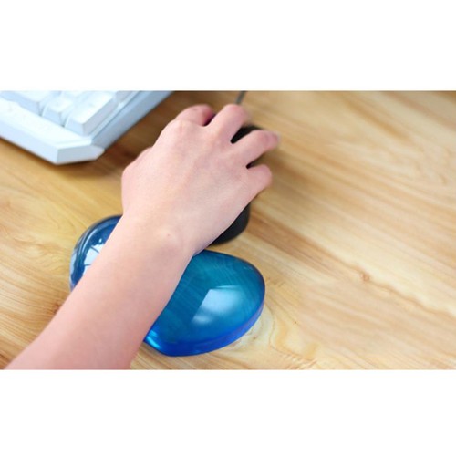 Large Mouse Cushion Transparent Mouse Mat Silicone Mouse Pad Wrist Rest - 第 4/12 張圖片