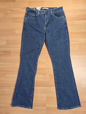 Levi's 725 High Rise Bootcut Jeans W32 / L32 Blau  Neu