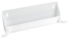 Rev-A-Shelf 6561-11-4 White 6561 Series 11" Tab Stop Sink Front Tip-Out Tray