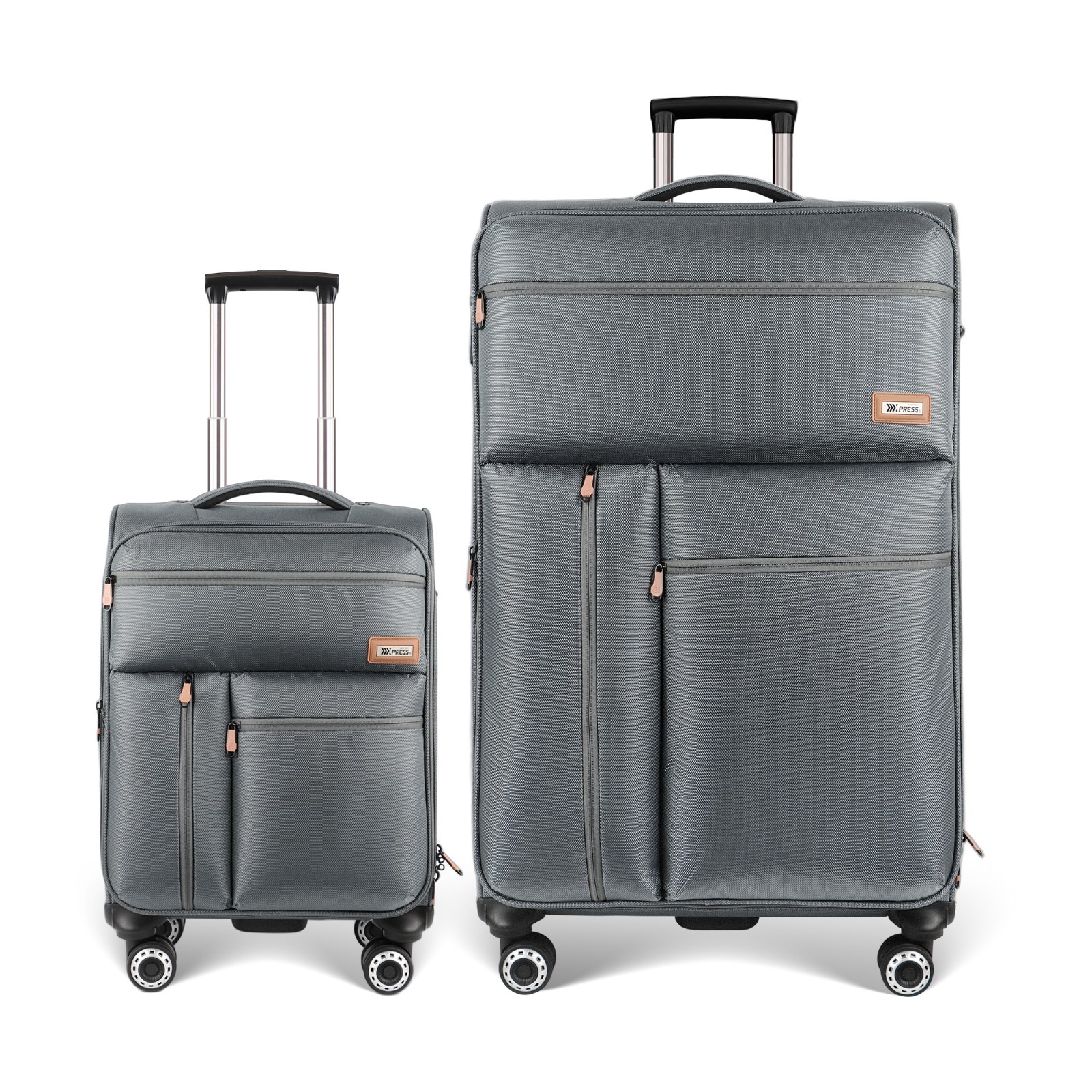 20in/26in/30in Lightweight Softshell Suitcase With Tsa Lock