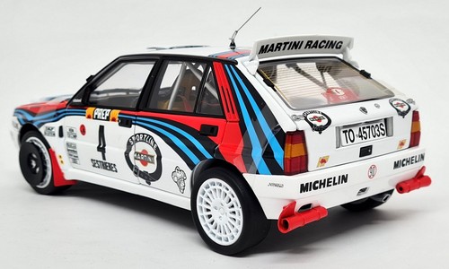 Kyosho 1/18 Lancia Delta HF Integrale '92 Monte Carlo Rally #4 Diecast model car - Picture 7 of 12