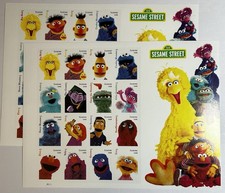 32ct Sesame Street Forever Stamps, Out Of Print, FREE SHIPPING 