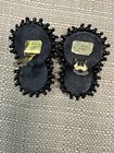 Vintage BOHO STATEMENT Black/Red DORI CSENGERI Soutache EARRINGS Handmade — photo 5