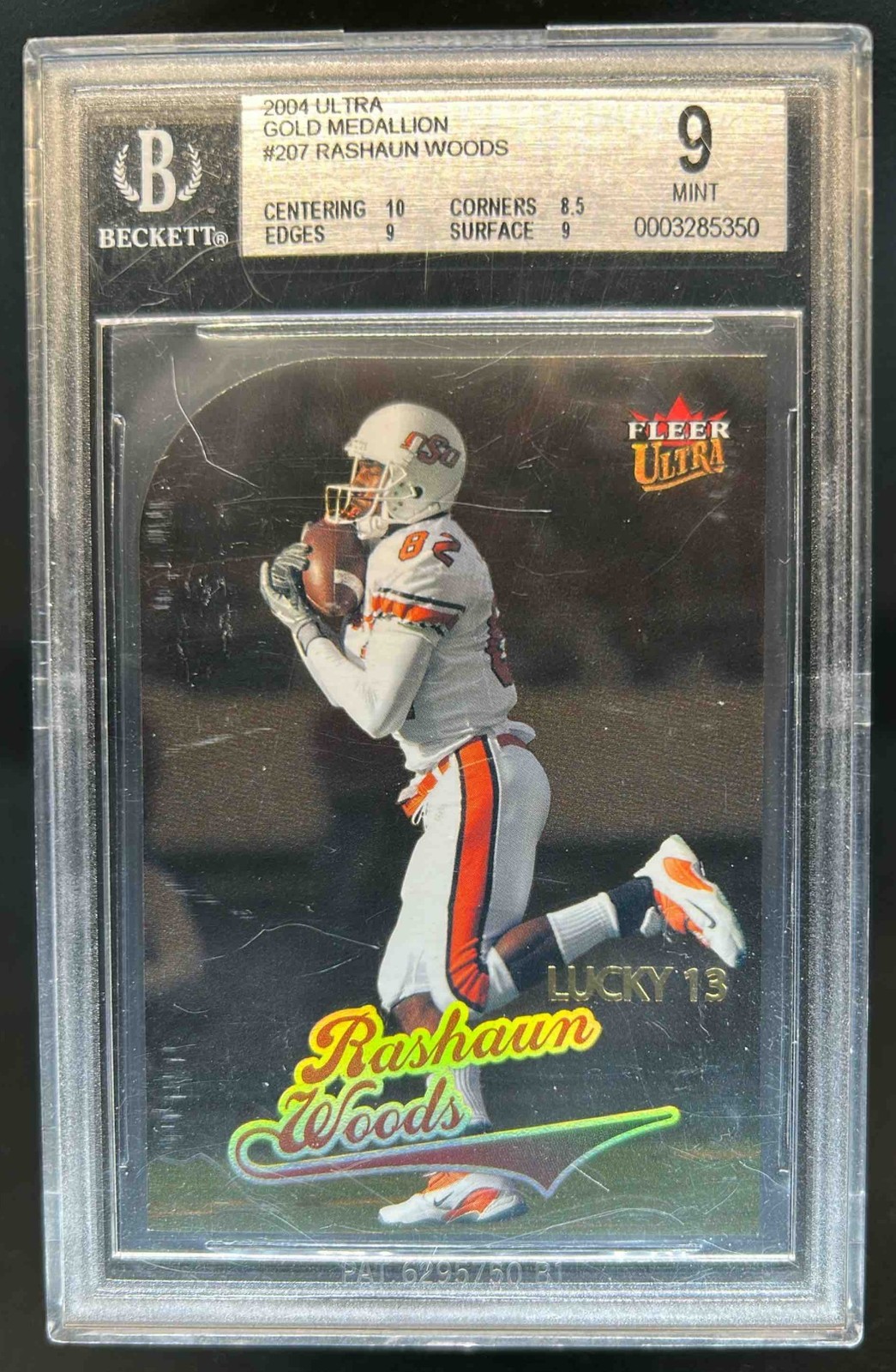 Rashaun Woods Ultra Gold Medallion #207 Gold Medallion