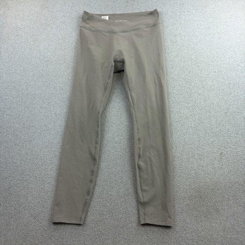 Four Three Seven 437 Leggings Womens Large Gray Crossover Waist Yoga Pants