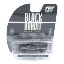 Greenlight 2017 Dodge Challenger SRT Hellcat 1:64 Diecast Black Bandit Series 31
