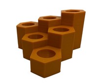 Orange Marble Display For 5/8" Marbles - Lot 8795