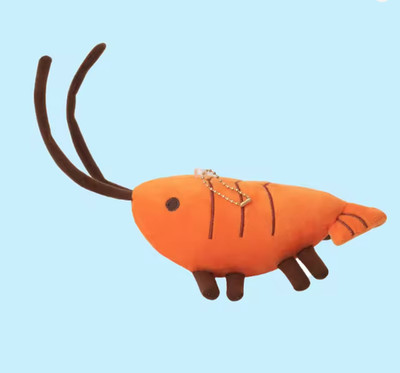 20cm Plush Gawr Gura Birthday Ebi-chan Shrimp Dino Pendant Cute Doll Gift