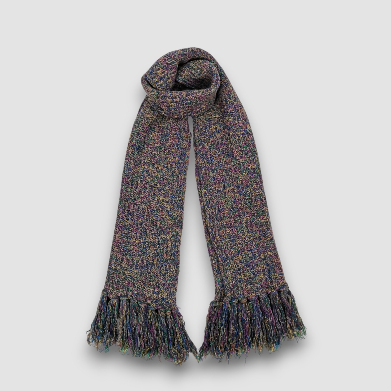 Vintage Missoni Wool Scarf Classic Knitted Winter Warmer Neck Muffler Scarves