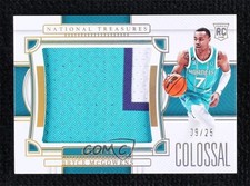 2022 National Treasures Colossal Rookie Materials Prime 9/25 Bryce McGowens 0d44