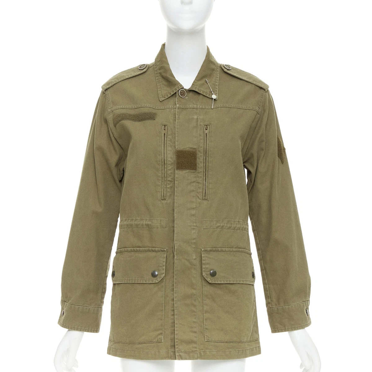 Preços baixos em Jaqueta militar Saint Laurent Tamanho Regular