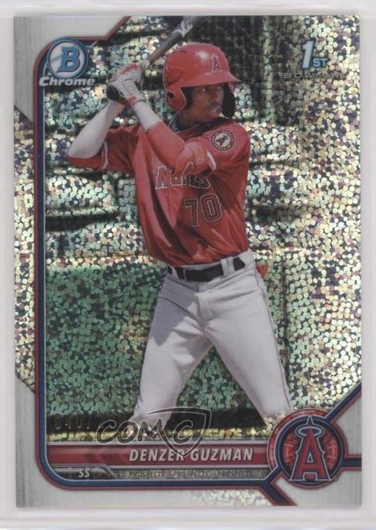 2022 Bowman Chrome Prospects Speckle Refractor /299 Denzer Guzman #BCP-138