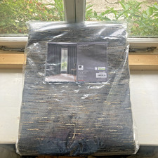 Brand New! Pewter Hotel Fontaine Dunelm Luxury Curtains 90x90