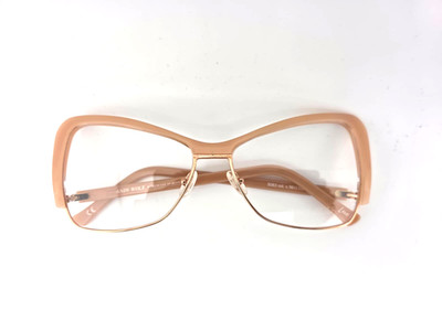 ANDY WOLF 5083 COL.C PEACH AUTHENTIC DESIGNER FULL RIM NEW EYEGLASSES 56-15-135