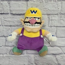 2017 Nintendo Super Mario Bros Plush Wario 10"