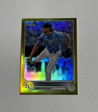2022 topps Chrome Ben Baller Baseball Jackson Kowar #188 Gold /50 RC