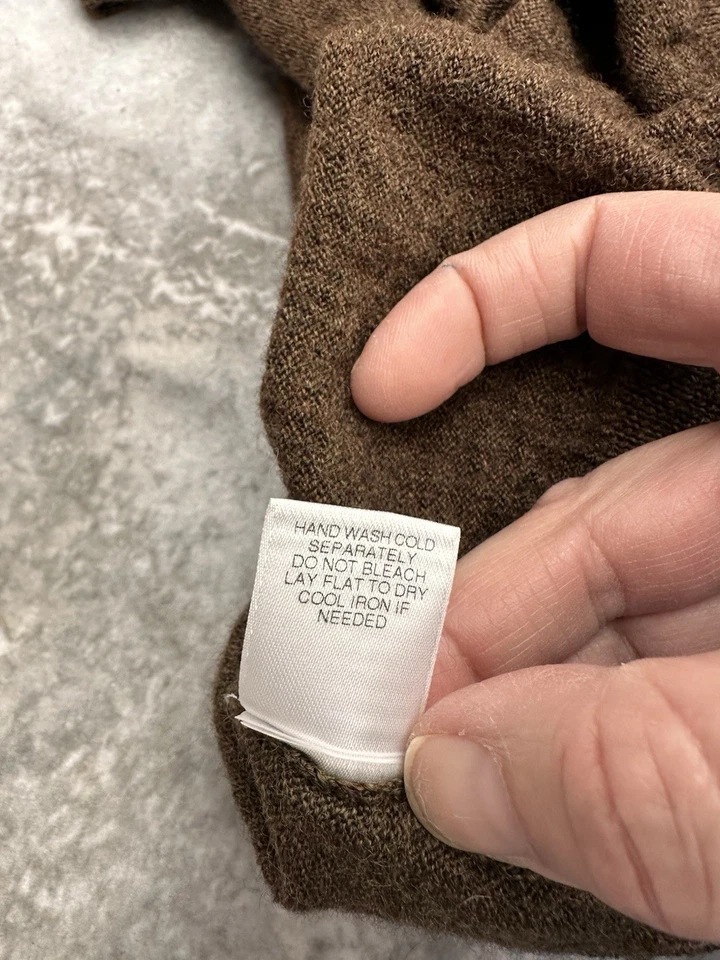 Suéter de Lana Merino Extra Fina Turnbury Para Hombre 3X Abuelo Chic Retro Foto 4 de 4