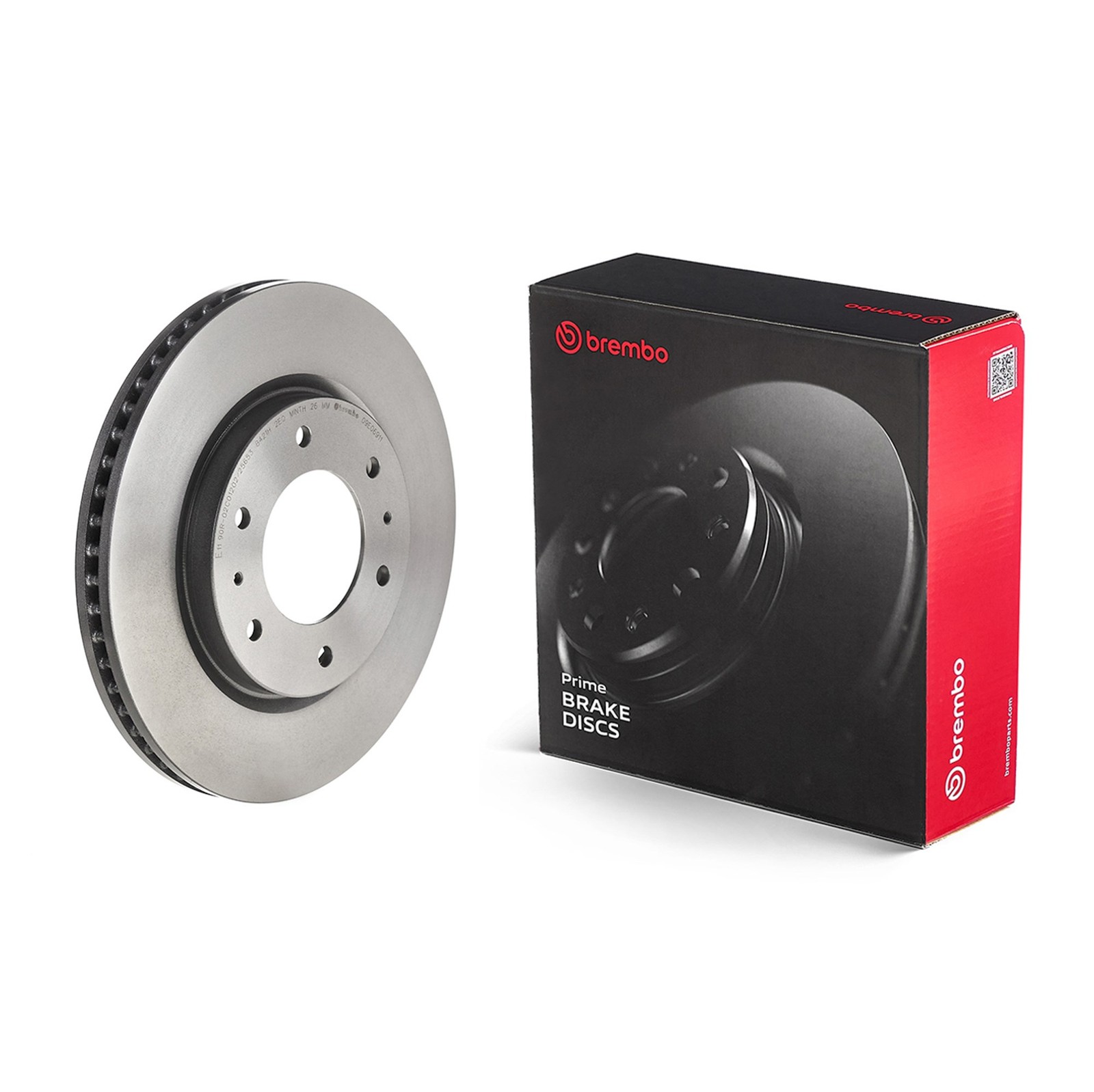 2x Brake Discs Pair Vented Front 321mm 09.E069.11 Brembo Set 4615A223 Quality