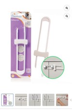 Dreambaby  White Sliding Lock- Baby Safety Locks and Latches B97