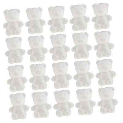 20 Stück 60 mm Modellbau Styropor Ornamente in Bärenform
