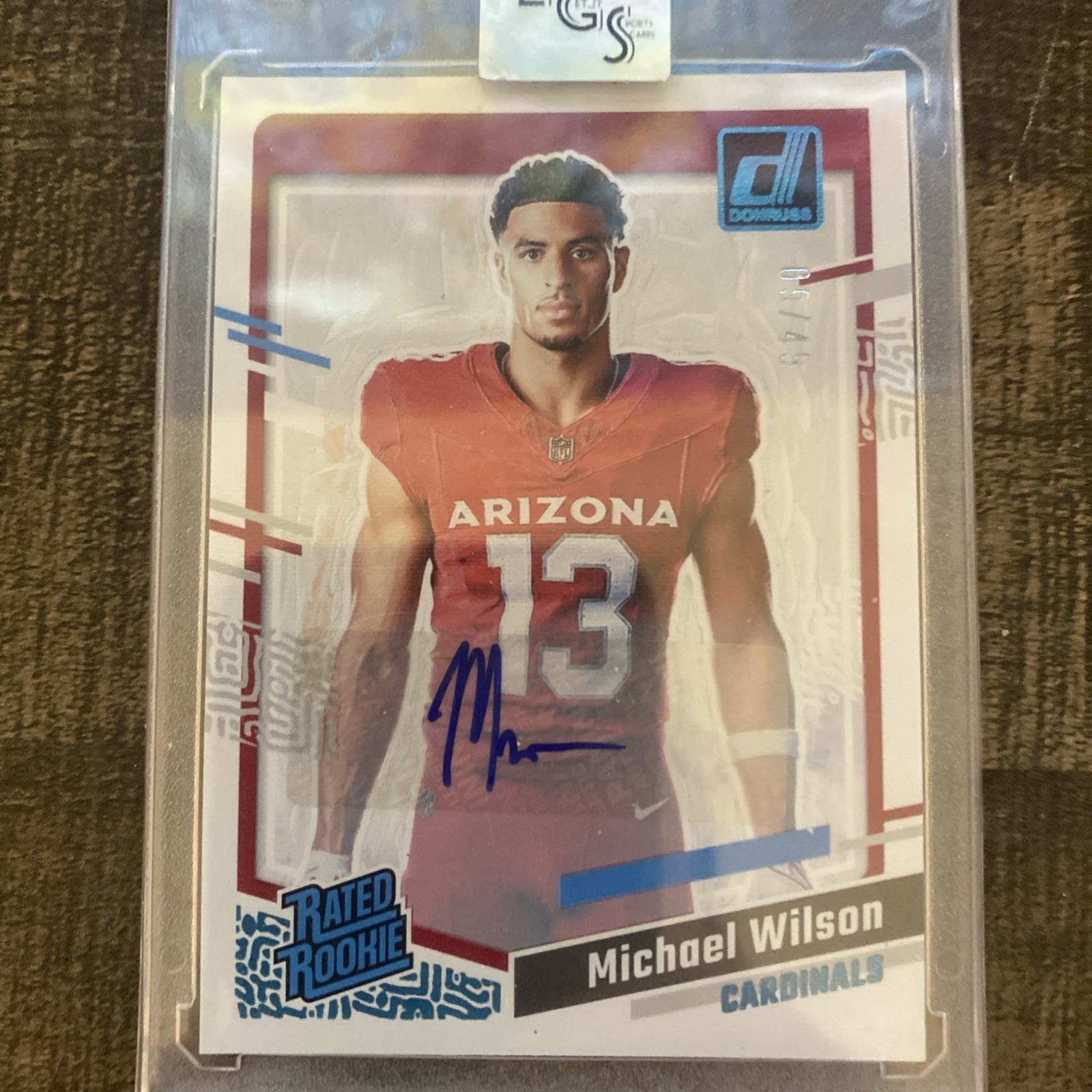 Michael Wilson Panini Donruss Elite Series Rookies #29 Autograph