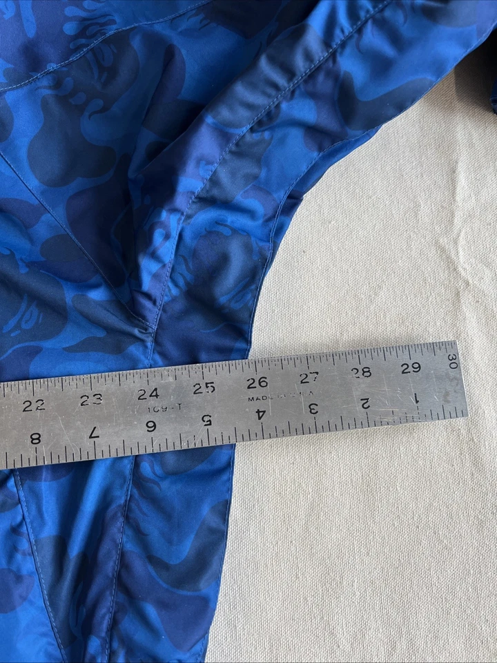 BAPE Fire camo blue snowboard jacket A Bathing Ape Size L - Image 4 of 4