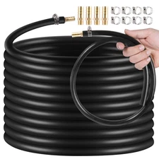 3/8 Inch Self Sinking Aeration Hose,100 Feet Weighted Pond Aerator Hose Kit 8...
