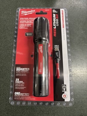 Milwaukee RedLithium 2162-21 Slide Focus Flashlight - Black for sale online  | eBay
