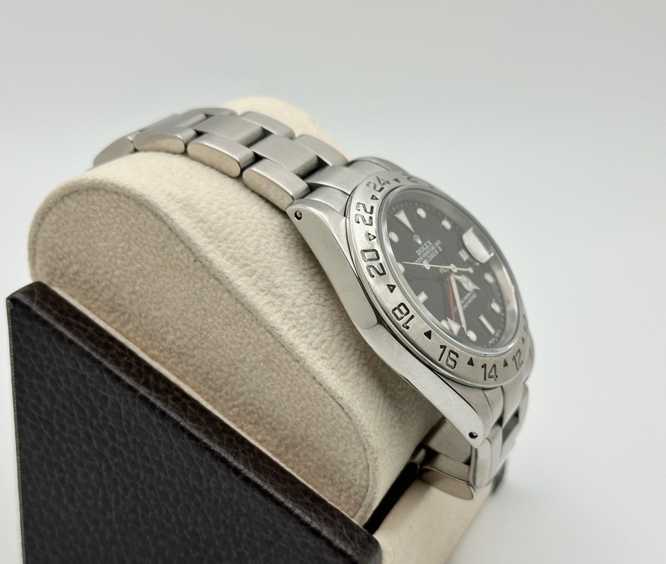 Rolex Explorer II 16570 40mm Black Dial Stainless Steel | eBay