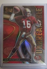 2020 Panini Select - Unbreakable Joe Montana #U7 Silver Prizm