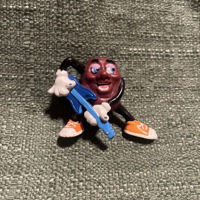 Vintage California Raisin Character Playing Guitar PVC 1988 Made by Applause