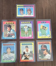 1975 Topps Pitchers HOF Lot Ryan Carlton Sutton Blyleven Palmer Perry Niekro...