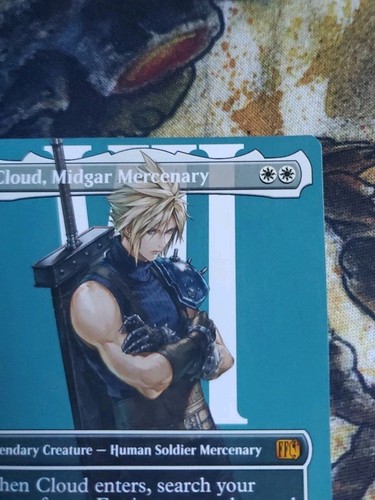 Final Fantasy MTG Cloud, Midgar Mercenary, Borderless - Picture 8 of 10