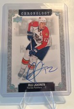 2018-19 UD Chronology #FH-FL-OJ Olli Jokinen Franchise History Autographs
