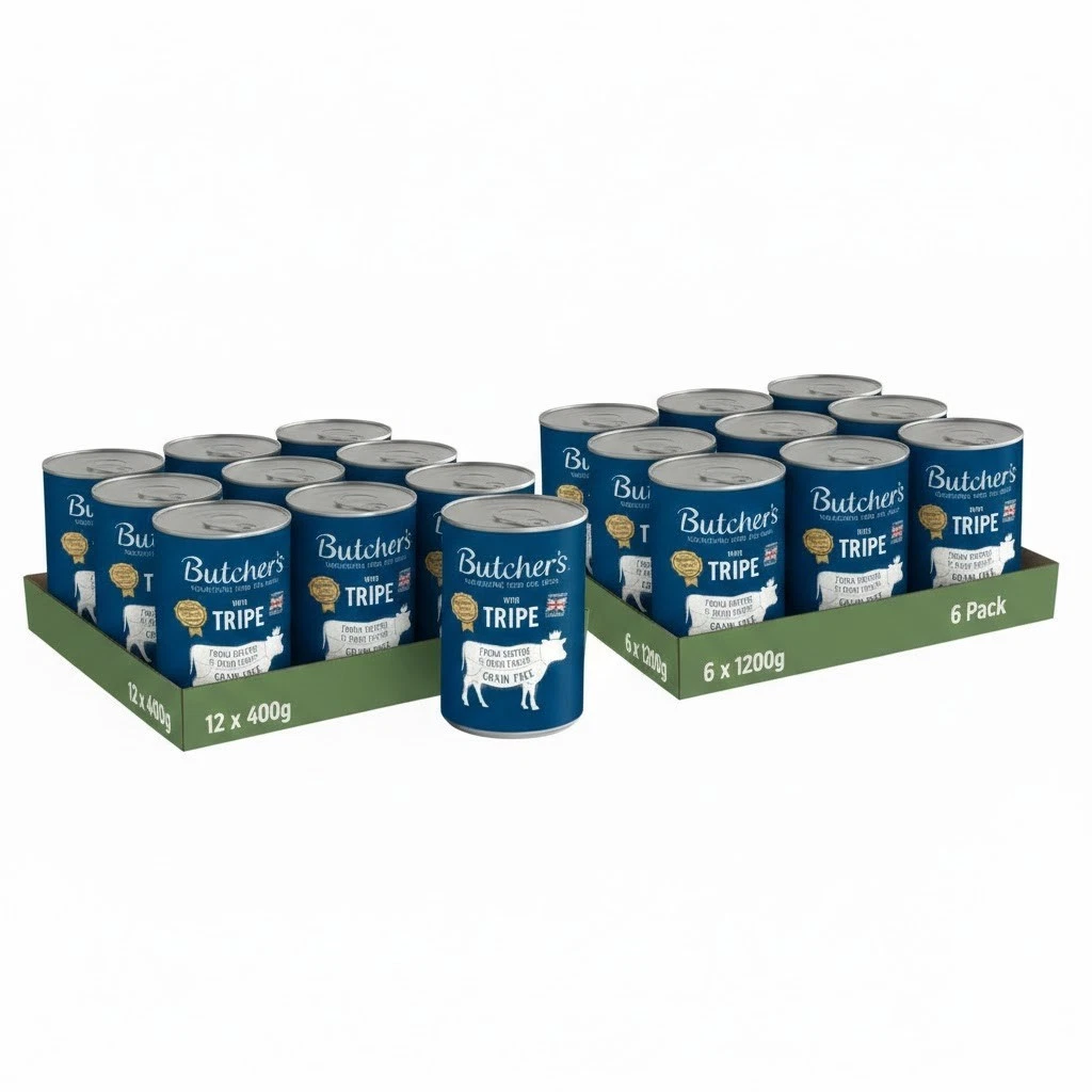 Butcher’s Grain Free Dog Food Tripe Loaf | 12x400g Cans or 6x1200g Big Cans