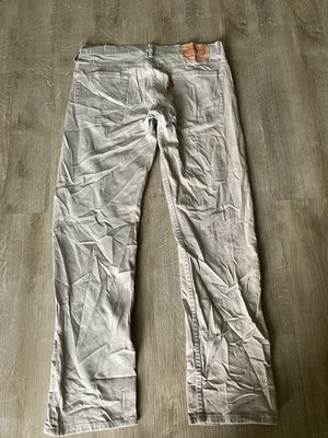 Levi Strauss & Co. 513 Denim Jeans Size 32/32 Beige Vintage
