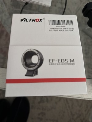 Viltrox Auto Focus Lens Adapter for Canon EF EF-S lens to EOS M M1 M2 M3 camera