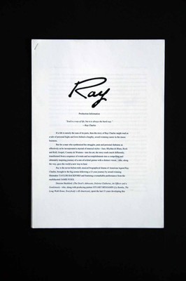 Ray - Jamie Foxx, Kerry Washington, Aunjanue Ellis - engl. Ausgabe - Presseheft